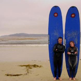 Surfing lessons Monterey