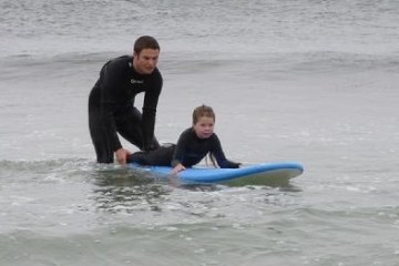 Surf lessons in Monterey